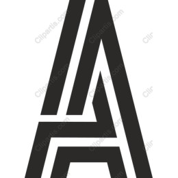 Geometric A Monogram