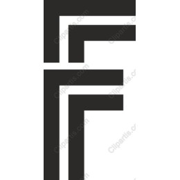 Black and White Modern Geometric