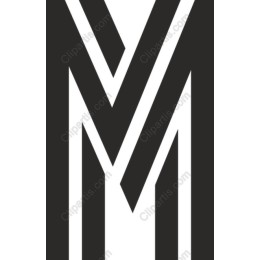 Modern Monogram M
