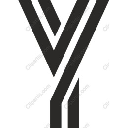 Elegant Interlocking 'Y'