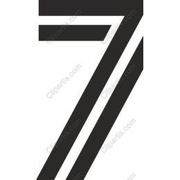 Modern Minimalist Number 7
