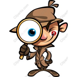 Whimsical Detective Character