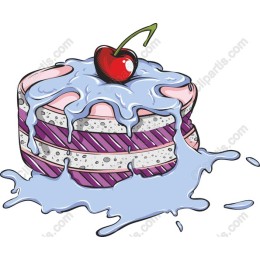 Melting Ice Cream Cake