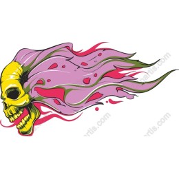 Fiery Skull