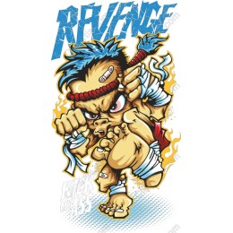 Fierce Cartoon Warrior