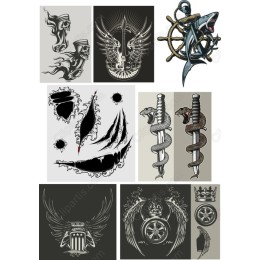 Edgy Vintage Bundle - Clipart Set