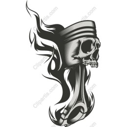Skull and Piston