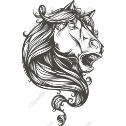 Fierce Horse Head