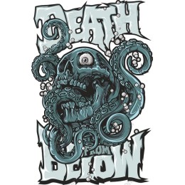 Death From Below - Skull and Octopus