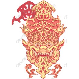 Balinese Guardian Mask