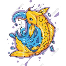 Koi Fish - Golden Elegance in Motion