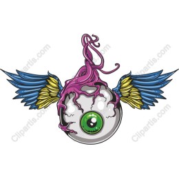 Dynamic Eyeball with Wings