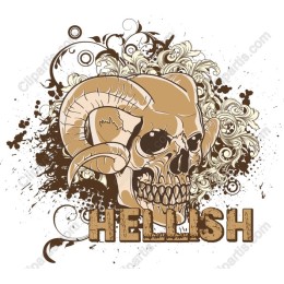 Hellish Ram Skull