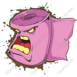 Expressive Angry Toilet Paper