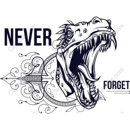 Fierce T-Rex Never Forget