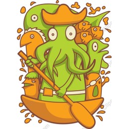 Playful Sea Monster Adventure