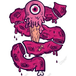 Melting Monster Ice Cream