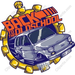 Back to the Old School Retro Car