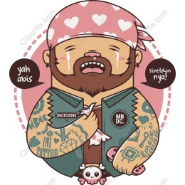 Tattooed Biker