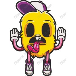 Quirky Cartoon Yellow Character