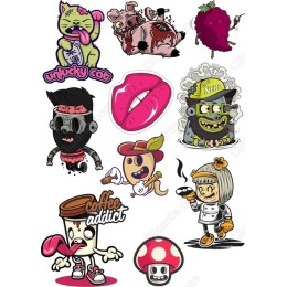 Cartoon Clipart Collection: Quirky Set