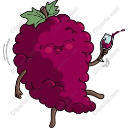 Happy Grape Character