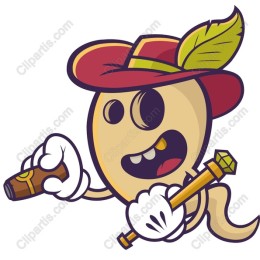 Whimsical Bean Character