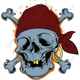 Pirate Skull with Crossbones