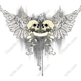 Winged Skull
