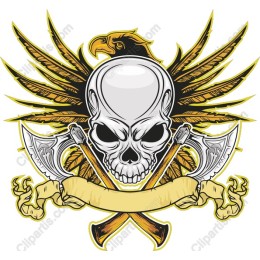 Fierce Skull and Eagle