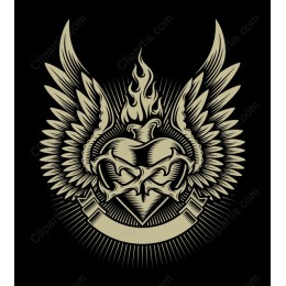 Winged Heart Flame