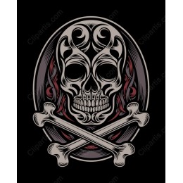 Skull and Crossbones Vintage