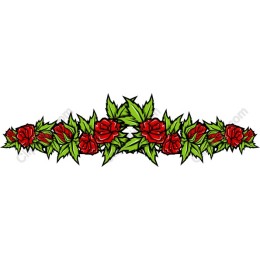 Red Roses Border