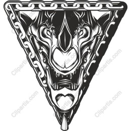Fierce Wolf Head
