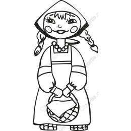 Traditional Folk Girl