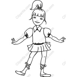 Cheerful Girl Dancer