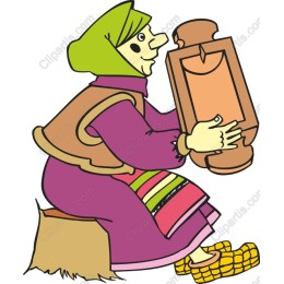 Traditional Crafts: Elderly Woman with Pot