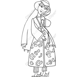 Elegant Traditional Woman