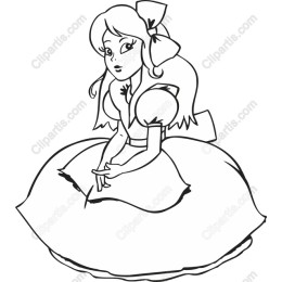 Whimsical Young Girl