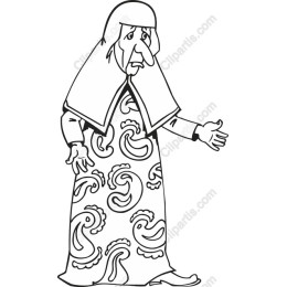 Charming Wise Old Woman
