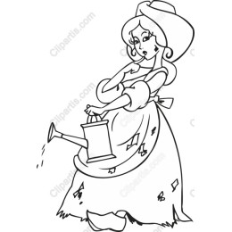 Whimsical Garden Girl