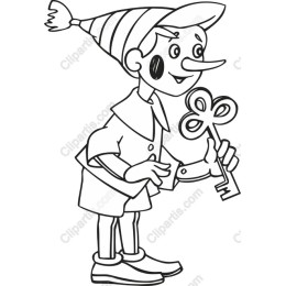 Whimsical Character - Key to Adventure