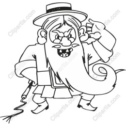 Cartoonish Wizard Character