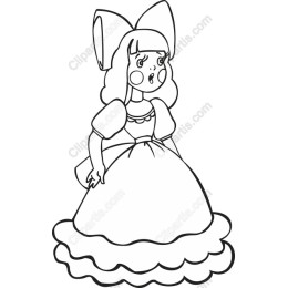 Charming Vintage Girl