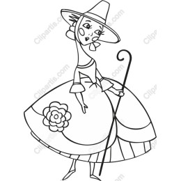 Charming Vintage Lady