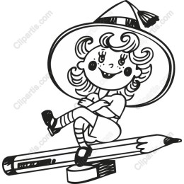 Whimsical Child on Pencil