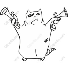 Triumphant Cat