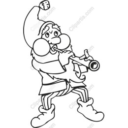 Whimsical Gnome Playing Flute