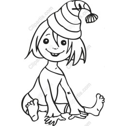Cheerful Cartoon Character