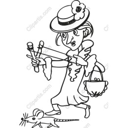 Whimsical Marionette Character